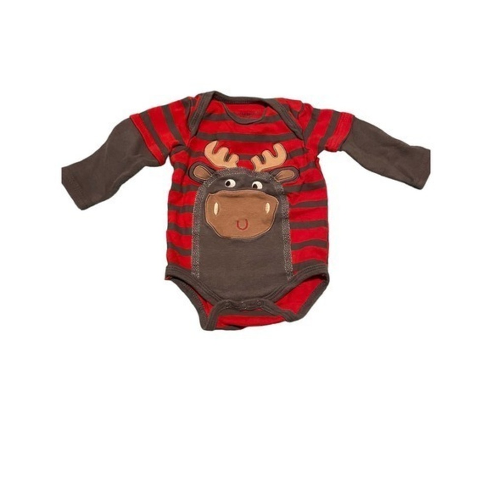 Buster Brown Reindeer Bodysuit Size 3-6m